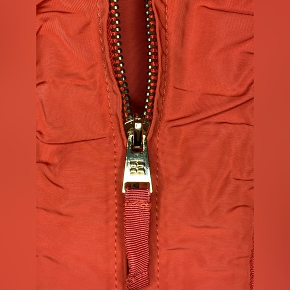 BCBG MaxAzria, Orang, XXS Jacket, 100% Polyester, wind braker, fashion, draped - Picture 3 of 8